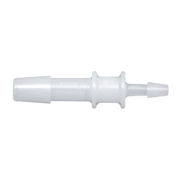Cole Parmer Hose Barb Fitting, Straight Reducer, HDPE, Cleanroom, 1/4in IDx1/8in ID; 10PK C4-2HDPE-QC - main